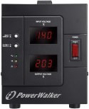 PowerWalker AVR 2000 SIV FR regulator napięcia 2 x gniazdo sieciowe 110 - 280 V Czarny