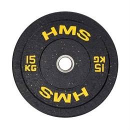 Talerz olimpijski Bumper 15 kg Żółty HMS HTBR15