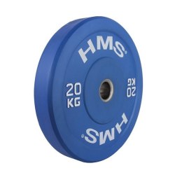 Talerz olimpijski Bumper 20 kg Niebieski HMS CBR20