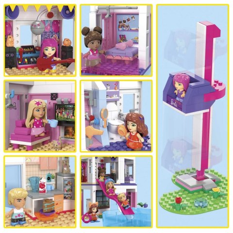 MEGA BLOKS Barbie Domek Marzeń DreamHouse HHM01 Pud4W