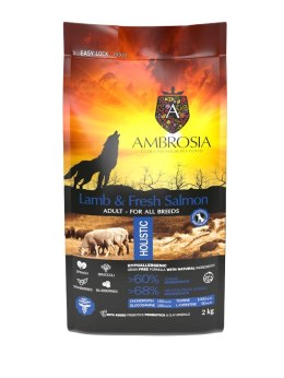 Ambrosia Jagnięcina i Świeży Łosoś 2kg dla psa