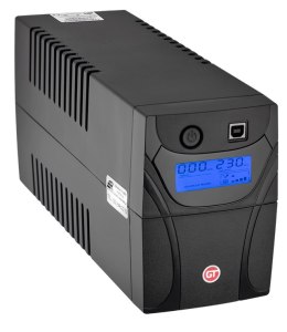 GT UPS ZASILACZ AWARYJNY POWERBOX 850VA/480W 2X SCHUCKO 1X9AH-12V