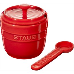 Pojemnik na sól z łyżeczką Staub - 250 ml, Czerwony