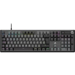 Corsair K70 CORE RGB klawiatura Gaming USB QWERTY Niemiecki Szary