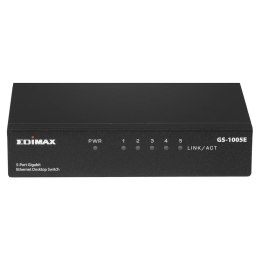 Edimax GS-1005E łącza sieciowe Nie zarządzany Gigabit Ethernet (10/100/1000) Czarny