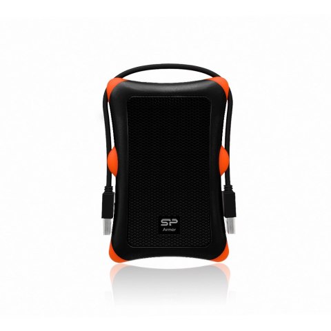 Dysk zewnętrzny HDD Silicon Power Armor A30 (1TB; 2.5"; USB 3.2; 5400 obr/min; Orange-Black; SP010TBPHDA30S3K)