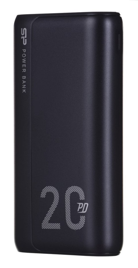 Powerbank Silicon Power QS15 20000mAh QC3.0+PD 2xUSB A, 1x mUSB + 1x USB C, czarny