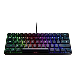 Klawiatura przewodowa SureFire KingPin M1 gamingowa 60% RGB QWERTY English