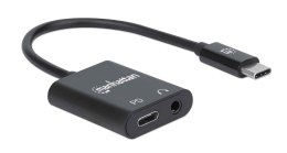 Adapter USB 2.0 USB-C na USB-C / Jack 3.5 mm