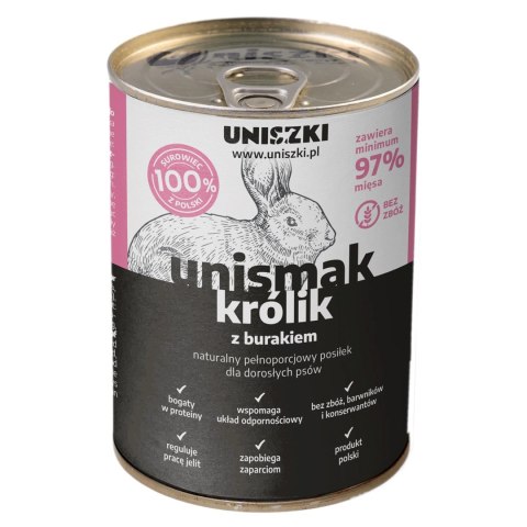 UNISZKI Unismak Królik 410g