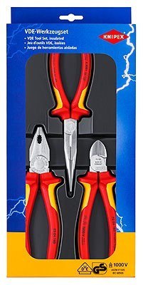 KNIPEX ZESTAW SZCZYPIEC IZOLOWANYCH 3szt