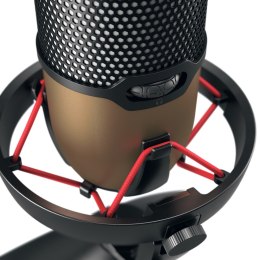 CHERRY UM 9.0 PRO RGB USB MIC/FOR STREAMING/OFFICE BLACK/KUPFE