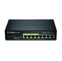 D-Link DGS-1008P/E łącza sieciowe Nie zarządzany L2 Obsługa PoE Czarny