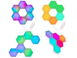 Tracer sześciokątne lampy RGB Ambience - Smart Hexagon TRAOSW47256