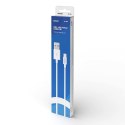 Kabel SAVIO CL-125 (USB typu C - USB 2.0 typu A ; 1m; kolor biały)