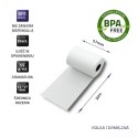 QOLTEC ROLKA TERMICZNA 57X30 | 55G/M2 | 10SZT | BPA FREE