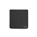 SAVIO GAMING MOUSE PAD 250X250X2MM, STITCHED EDGES BLACK EDITION PRECISION CONTROL S