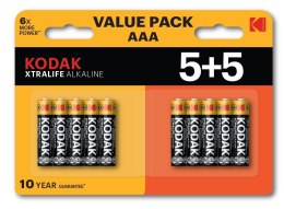 KODAK BATERIE ALKALICZNE XTRALIFE AAA LR3 5+5 (10PACK)