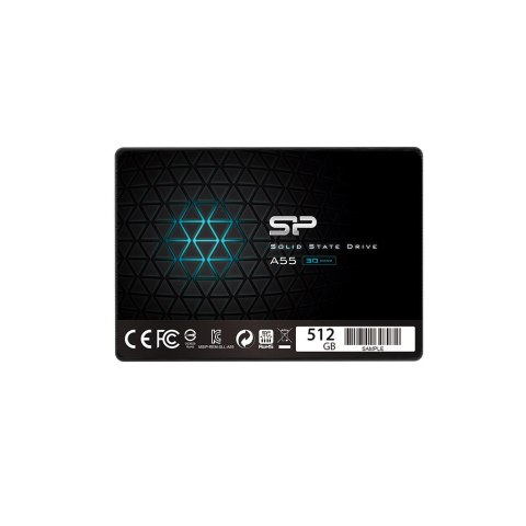 Dysk SSD Silicon Power Ace A55 512GB 2,5" SATA III 560/530 MB/s (SP512GBSS3A55S25)