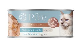 PETrepublic PURE dla kota tuńczyk i krewetka 80 g