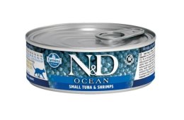 FARMINA N&D Ocean Tuna & Shrimp Adult - mokra karma dla kota - 70 g