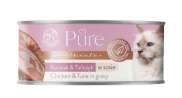 PETrepublic PURE dla kota kurczak i tuńczyk 80 g