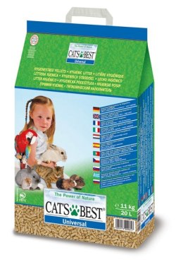 JRS CAT'S BEST Universal - żwirek drewniany pellet - 20 L