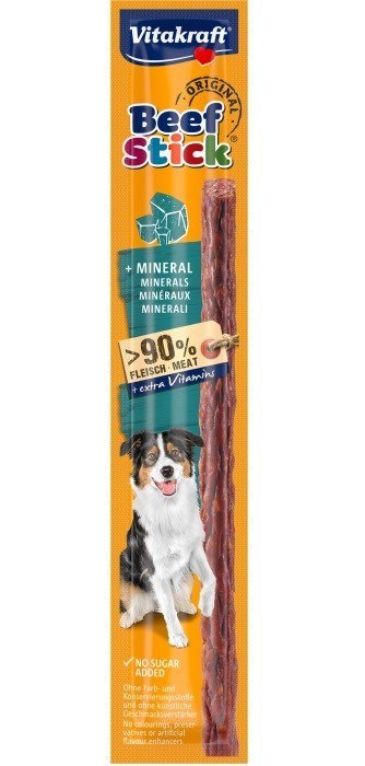 VITAKRAFT BEEF STICK 1szt mineral przysmak dla psa 12g