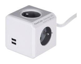 Przedłużacz allocacoc PowerCube Extended USB 2404/FREUPC (3m; kolor szary)