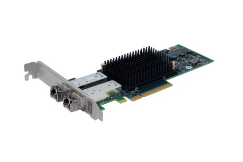 Overland-Tandberg Dual Channel 16Gb Gen 6 FC to x8 PCIe 3.0 Host Bus Adapter, Low Profile, LC SFP+ included, powered by ATTO