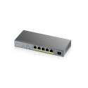 Switch Zyxel GS1350-6HP 6p PoE (PoE+: 3;PoE++: 2) 60W Managed Gigabit