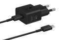 Ładowarka Samsung Power Adapter 25W USB-C Fast Charge 1m Black