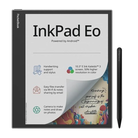 Ebook PocketBook InkPad Eo 10,3" E-Ink Kaleido 3 64GB WI-FI  Mist Gray