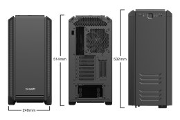 Obudowa BE QUIET! SILENT BASE 601 BGW26 (ATX, Extended ATX, Mini ATX, Mini ITX; kolor czarny)