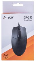 Mysz A4 TECH OP-720 A4TMYS43754 (optyczna; 800 DPI; kolor czarny)