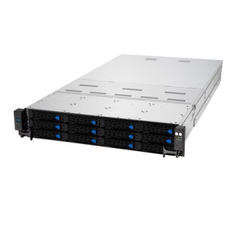 ASUS Rack 2U RS720-E10-RS12/10G/1.6KW/4NVMe/OCP/RHIntel C621A 2x LGA 4189 270W 32xDDR4 3200/2933 12x3.5"/2.5" SATA/SAS/4xNVMe In