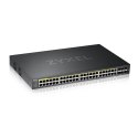 Switch Zyxel GS2220-50HP 50p PoE (PoE+: 48;) 375W Managed Gigabit