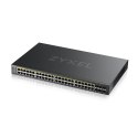 Switch Zyxel GS2220-50HP 50p PoE (PoE+: 48;) 375W Managed Gigabit