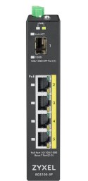 Switch Zyxel RGS100-5P PoE (PoE+: 4;) 120W Unmanaged Gigabit Rugged