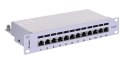 Patch panel Lanberg PPF6-9012-S (1U; 10"; kat. 6; FTP; 12xRJ-45)