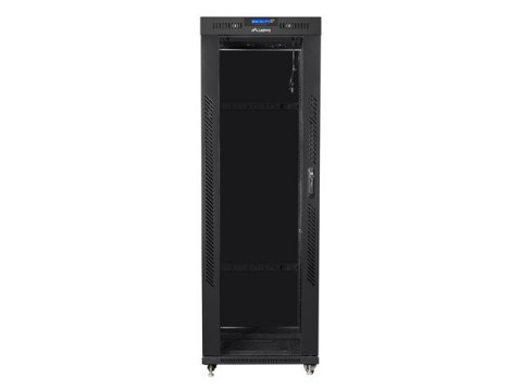 LANBERG SZAFA STOJĄCA RACK 19" 37U 600X800 DRZWI SZKLANE LCD CZARNA FF01-6837-12BL (FLAT PACK)