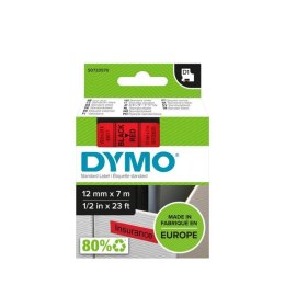 Taśma DYMO D1 - 12 mm x 7 m, czarny / czerwony S0720570 (12mm )