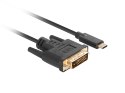 LANBERG KABEL USB-C(M)->DVI-D(24+1)(M) 0.5M CZARNY CA-CMDV-10CU-0005-BK