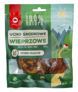 MACED Ucho środkowe - przysmak dla psa - 100 g