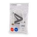 Adapter SAVIO cl-27 (HDMI M - D-Sub (VGA) F; 0,10m; kolor biały)