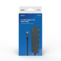 SAVIO AK-54 HUB USB-C - 4 X USB-A, SZARY