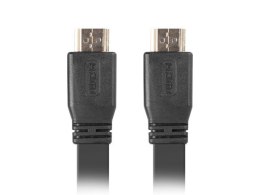 Kabel Lanberg CA-HDMI-21CU-0010-BK (HDMI M - HDMI M; 1m; kolor czarny)