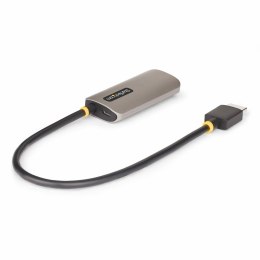 StarTech.com 148B-HDMI-DP-8K adapter kablowy 0,3 m HDMI Typu A (Standard) DisplayPort Czarny, Srebrny