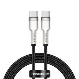 KABEL USB-C DO USB-C BASEUS CAFULE, 100W, 1M (CZARNY) KABEL USB CATJK-C01