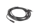 Kabel Lanberg CA-MJFJ-10CC-0050-BK (Mini Jack M - Mini Jack F; 5m; kolor czarny)